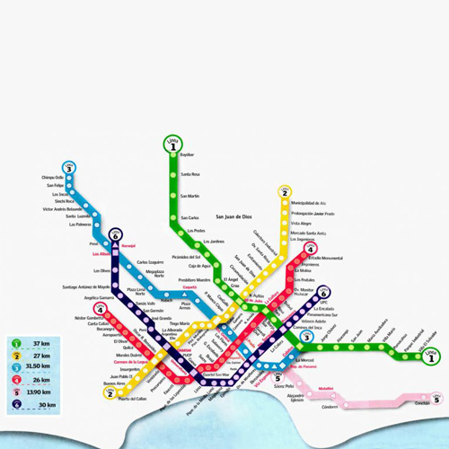 Mapa Del Metro De Lima